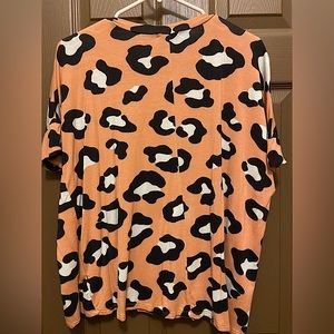 Cherish Animal Print Womens Top